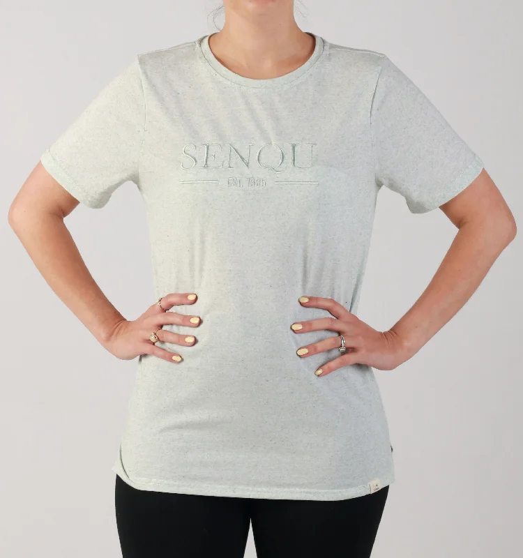 "SNQ EMBROIDERY" - TEE - GREEN