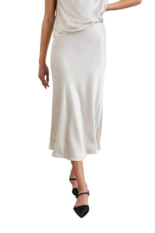 Anya Event Skirt In Ivory