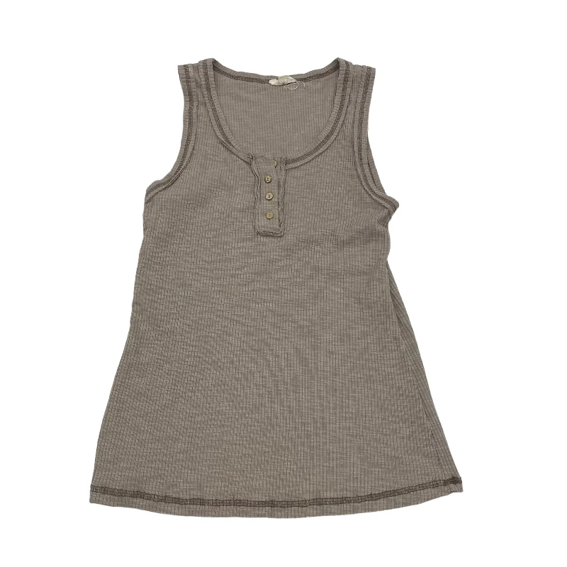 TAN TOP SLEEVELESS by LA MIEL Size:L