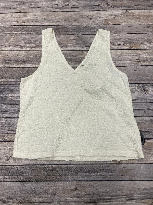 Top Sleeveless By A New Day In Ivory, Size: M