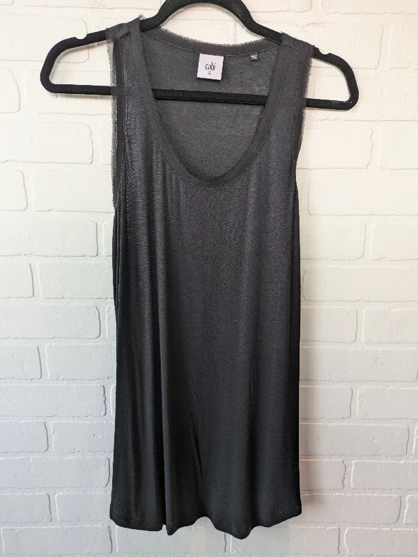 Top Sleeveless By Cabi In Black, Size: M