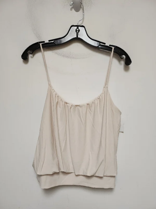 Top Sleeveless By Express In Cream, Size: S