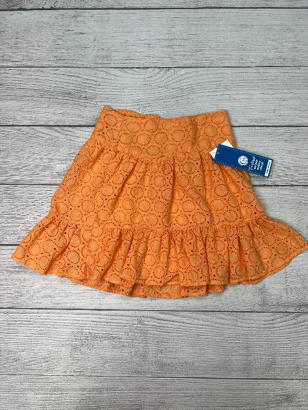 Top Sleeveless By Maeve In Orange, Size: S