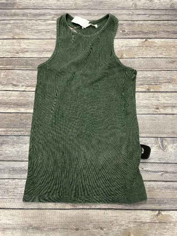 Top Sleeveless By Mustard Seed In Green, Size: M