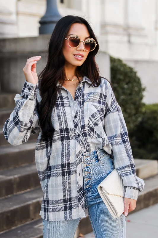 FINAL SALE - Trendsetting Idea Plaid Flannel