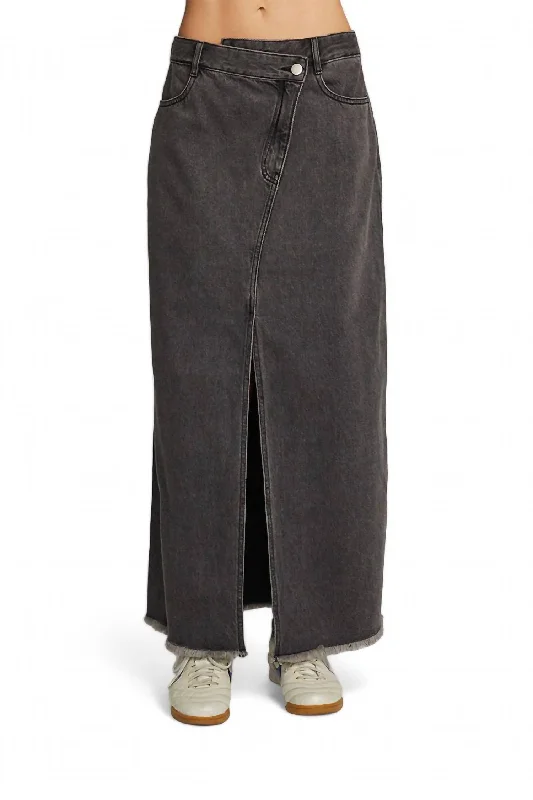 Trinidad Maxi Skirt In Licorice