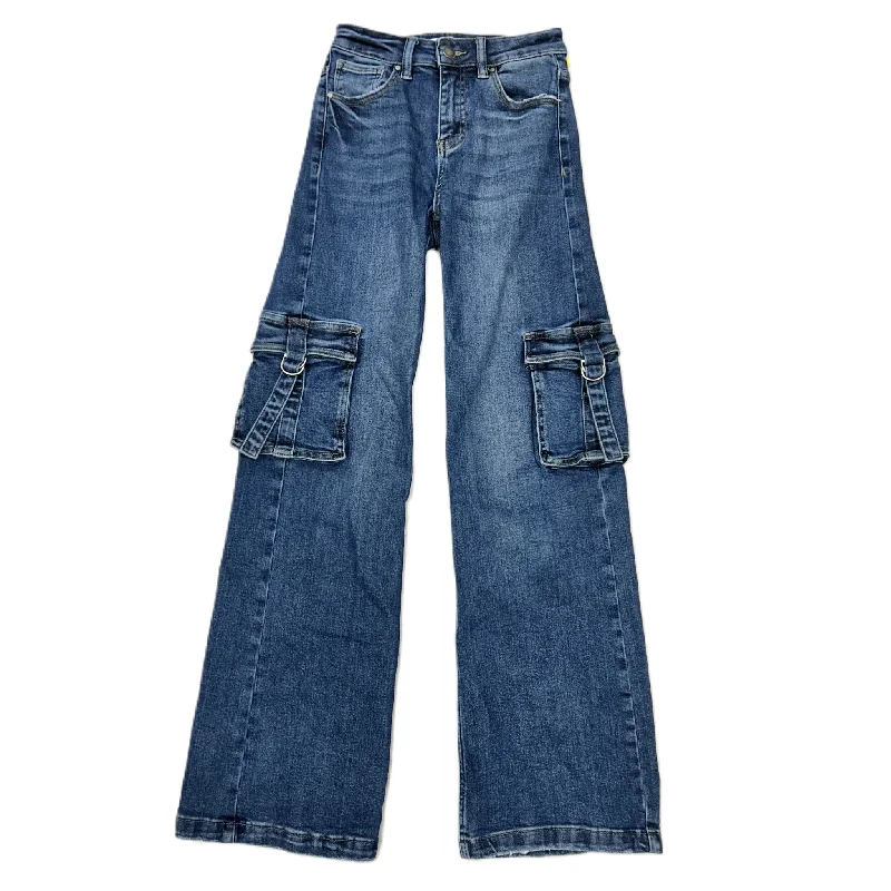 Jeans Boot Cut By Risen In Blue Denim, Size: 0