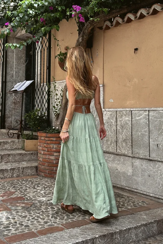 Paola Sage Boho Maxi Dress