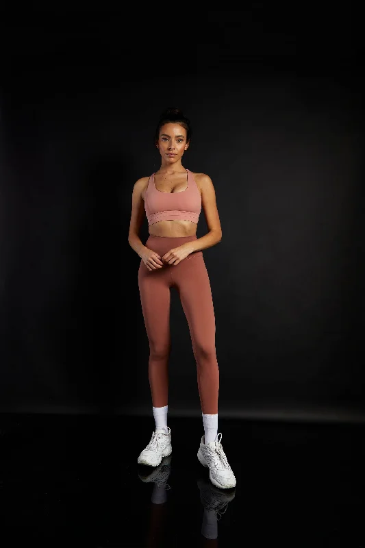 Glamorous Move Sun Kissed Rose Sports Bra