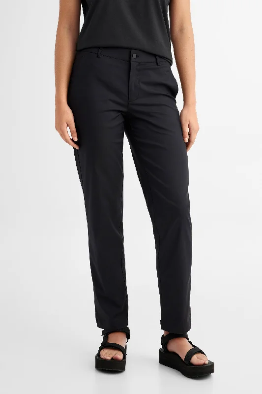 Pantalon coupe ajustée en twill extensible BM - Femme