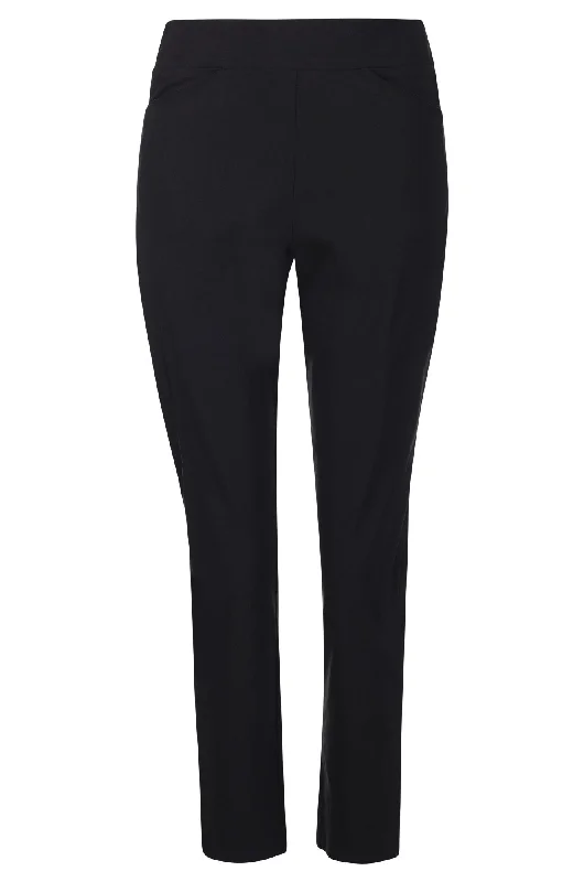 Platinum Bengaline Capri Pants | Black | 6305A1