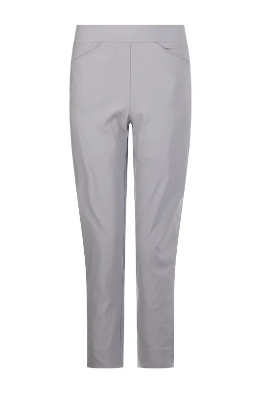 Platinum Bengaline Capri Pants | SILVER | 6305AR