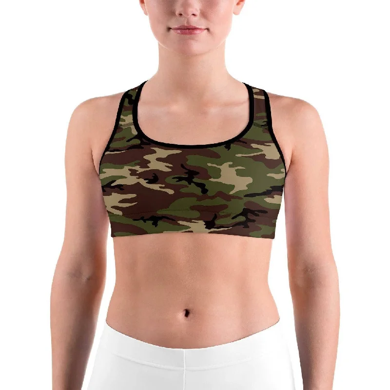 Army Camo Sports bra