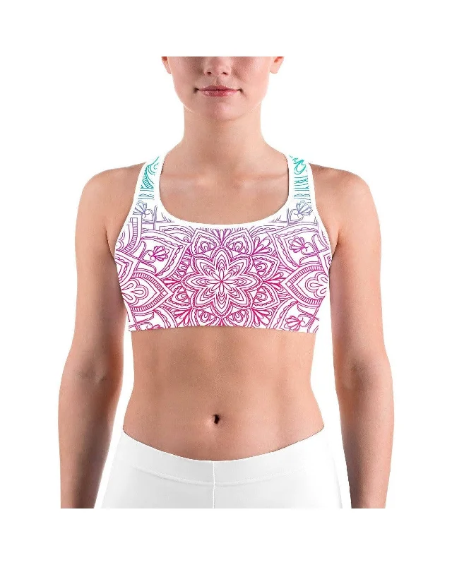 Bright Mandala Sports bra