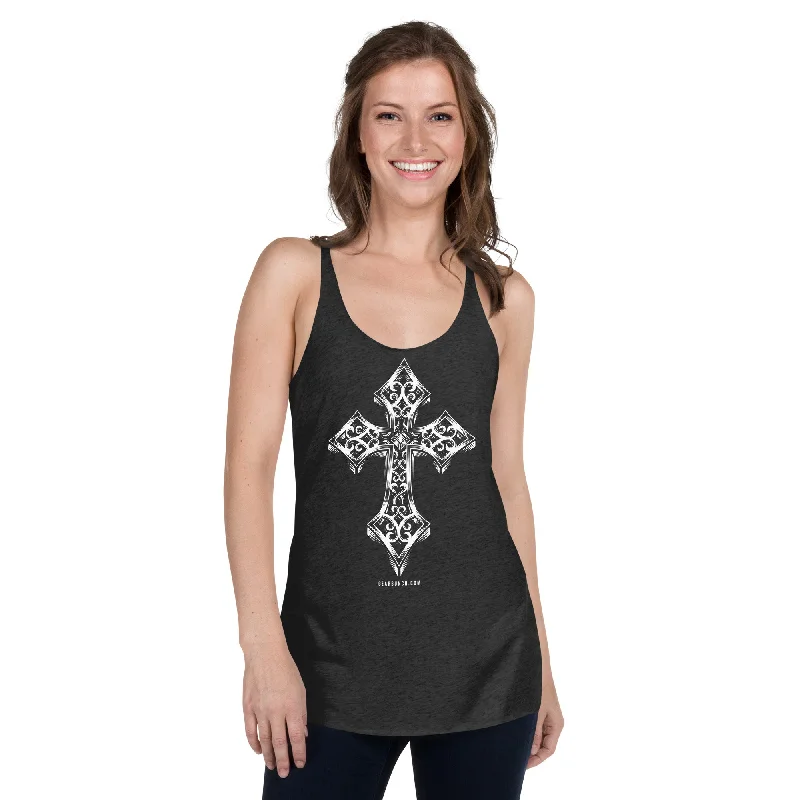 Celtic Cross Women's Racerback Tank