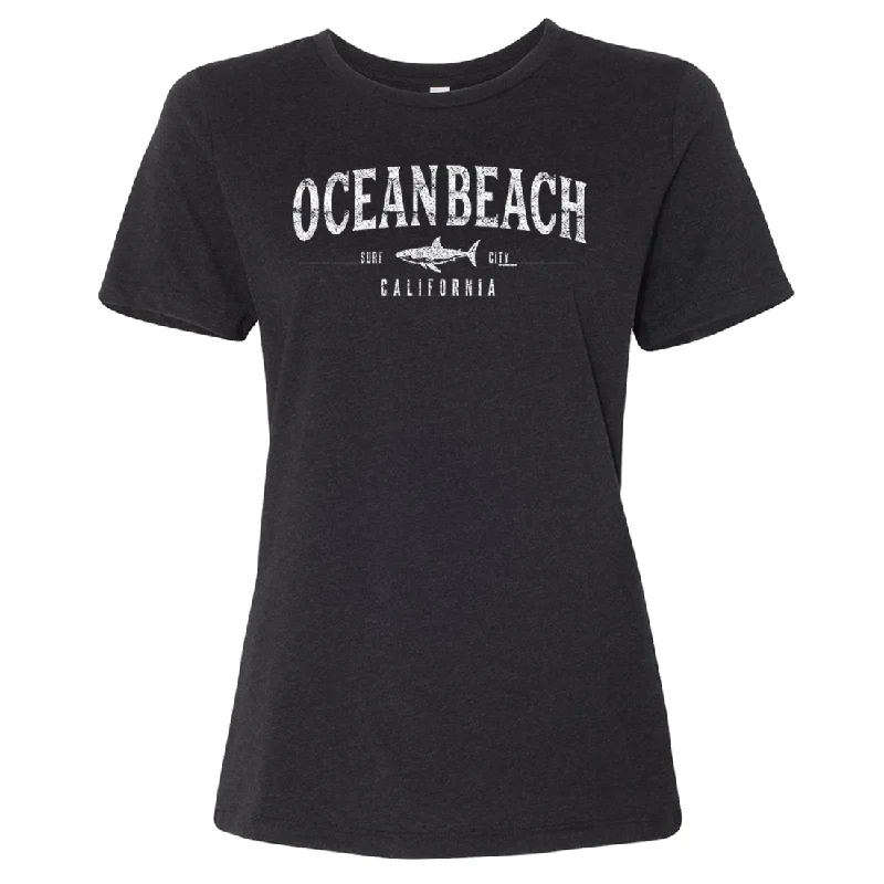 Ocean Beach California Women's Relaxed Jersey Tee