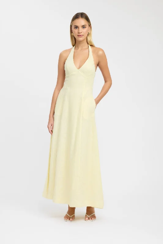 Tahiti Halter Maxi Dress